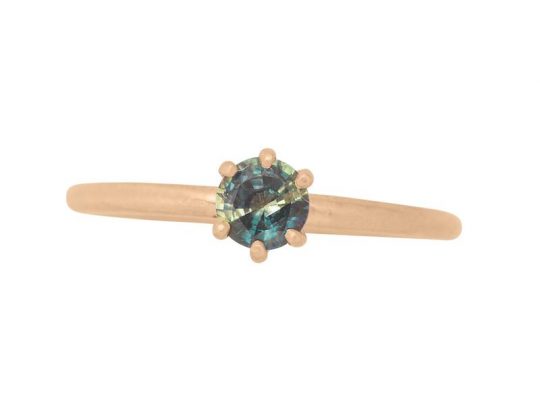 A sober boreal solitaire diamond ring in Santa Rosa, California