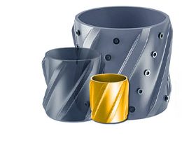Welded Spiral Vane Solid Rigid Centralizer Fixed | DIC Oil Tools