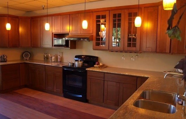 Embrace The Richness Of Cherry Wood Shaker Cabinets For Sale