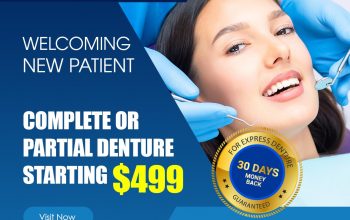 Affordable Partial Dentures Starting at $499
