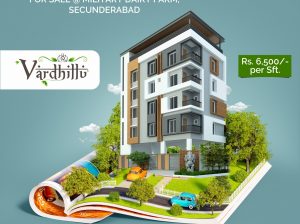 3 BHK Luxury Premium Apartments for Sale in Secunderabad.