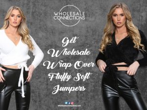 Get Wholesale Wrap Over Fluffy Soft Jumpers