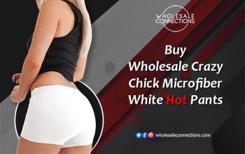 Buy Wholesale Crazy Chick Microfiber White Hot Pants