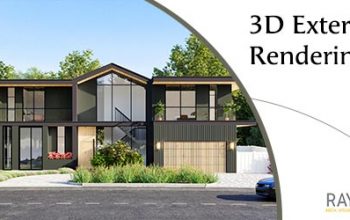 Get 3D Exterior Rendering Services by Rayvat Engineering