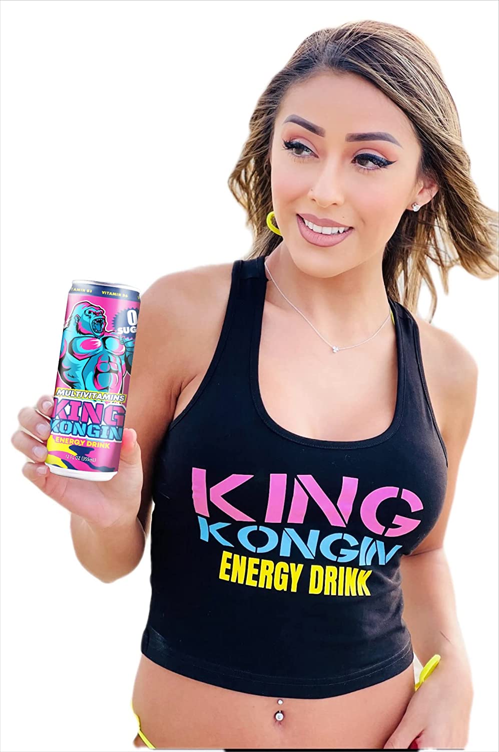 King Kongin MultiVitamin Energy Drink, 12 Pack of 12 oz