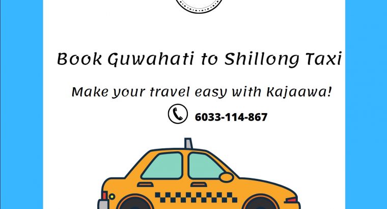 Guwahati to Shillong Taxi