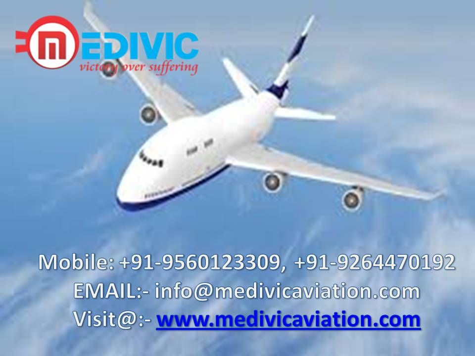 Medivic Air Ambulance Service in Gorakhpur with Comprehensive Clinical Support