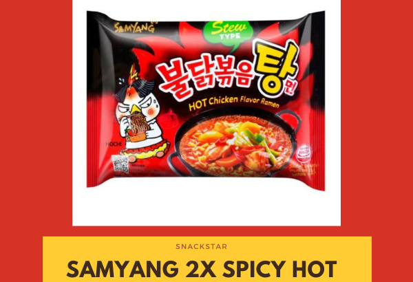 Samyang 2X Spicy Noodles – Available on Snackstar