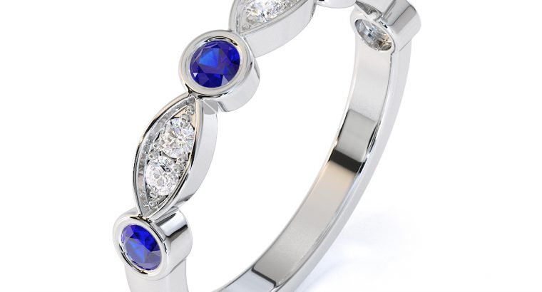 Buy sapphire eternity ring Online- AG & Sons