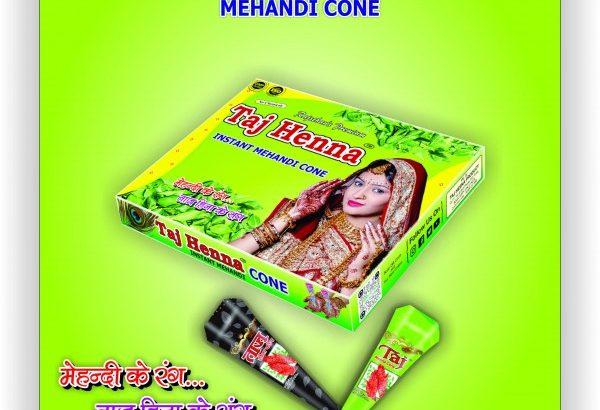 Buy online Taj Mehandi cone All seasonal Bridal special Henna Cone