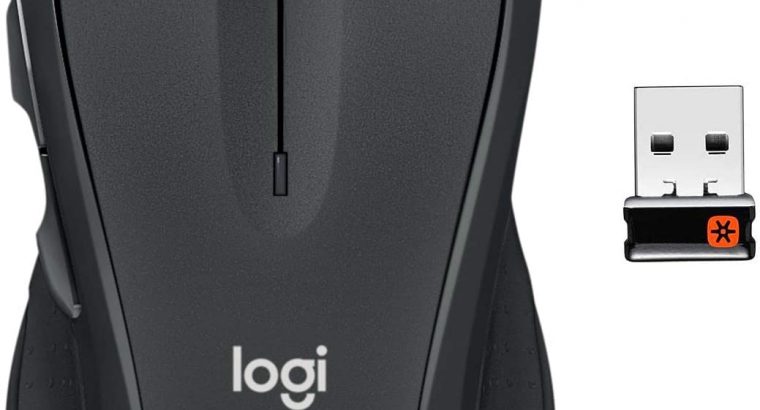 Logitech M510 Wireless Computer Mouse for PC with USB Unifying Receiver – Graphite