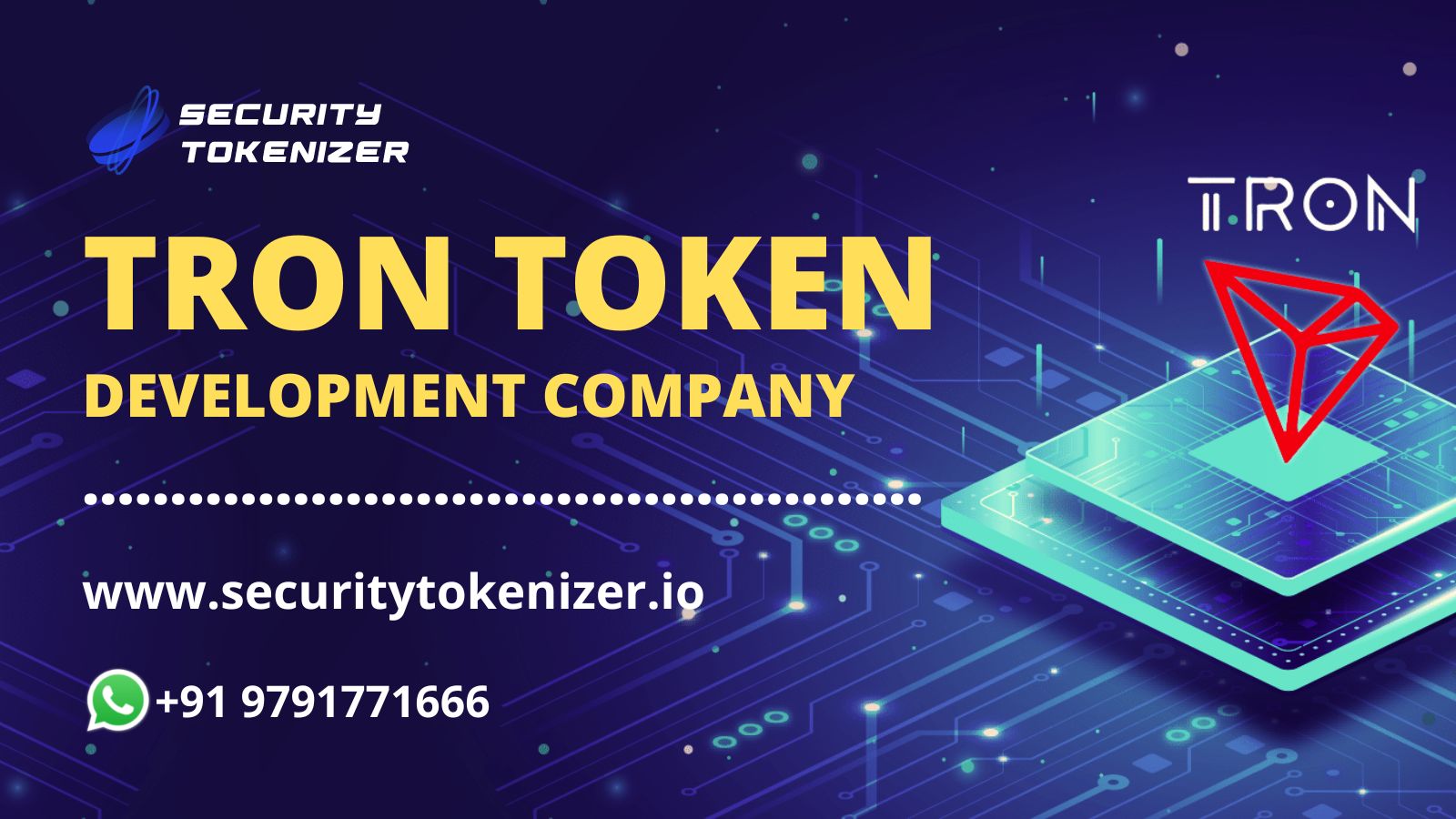 TRON Token Development Company – Security Tokenizer