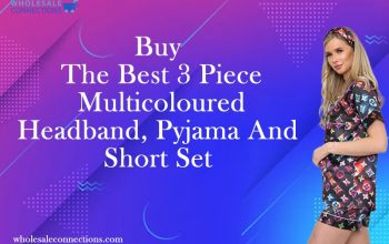 Buy The Best 3 Piece Multicoloured Headband, Pyjama And Short Set