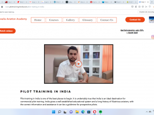 Pilot Training in India
