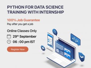 Python for data science program with internship