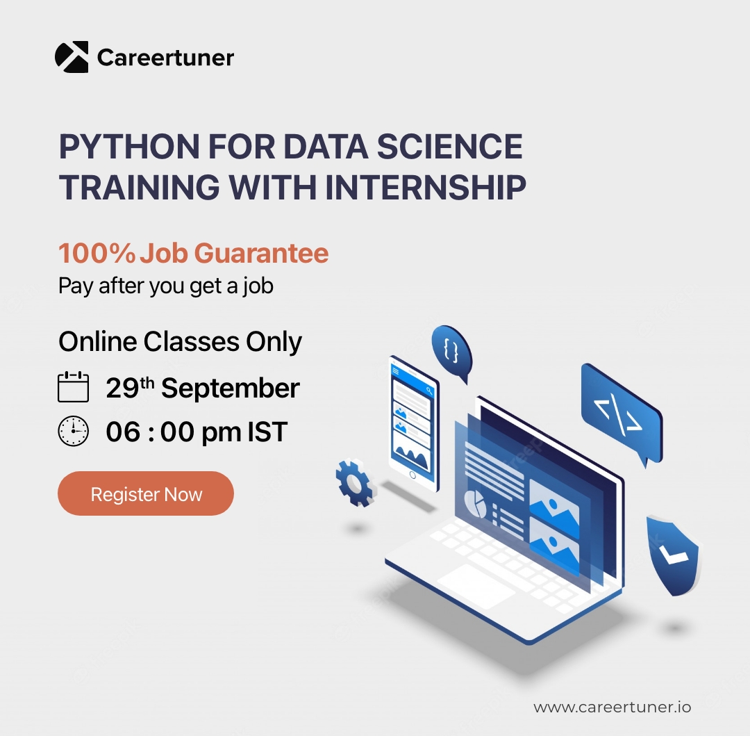 Python for data science program with internship