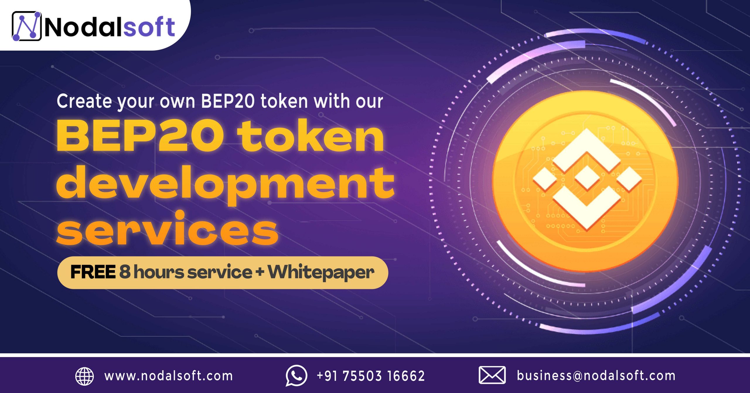 BEP20 Token Development Company – Launch Your Own BEP20 Token on Binance Smart Chain (BSC) Network 