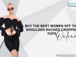 Buy The Best Women Off The Shoulder Ruched Cropped Tops Online