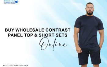 Buy Wholesale Contrast Panel Top & Short Sets Online