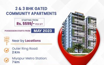 2 and 3BHK Apartments in Bachupally | Skyon by Risinia
