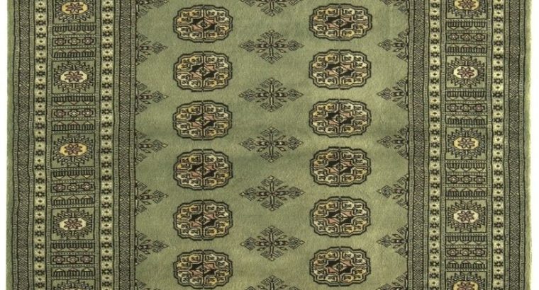 Buy Affordable Bokhara Green Traditional Wool Rug by Asiatic