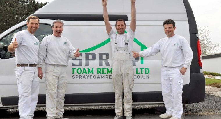 Spray Foam Removal: Right choice from many points of view