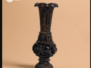 Handicraft Wooden Flower Vase for Home Decor | Exploring India