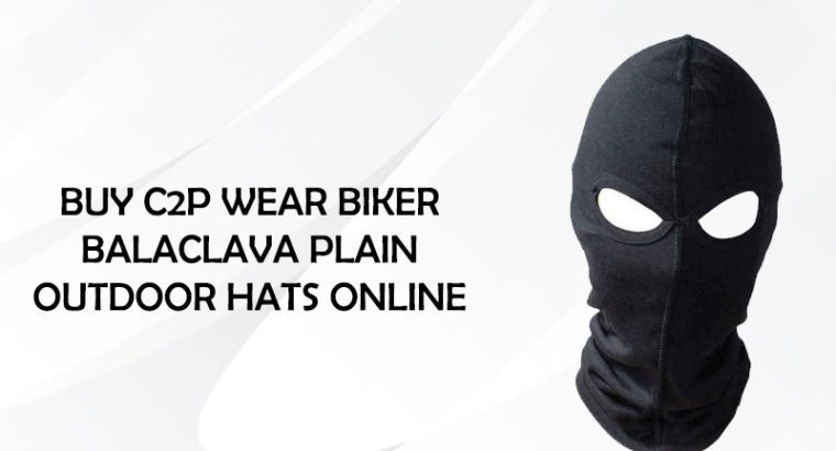 Buy C2P Wear Biker Balaclava Plain Outdoor Hats Online