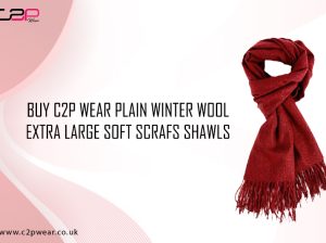 Buy C2P Wear Plain Winter Wool Extra Large Soft Scrafs Shawls