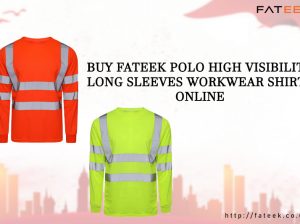 Buy Fateek Polo High Visibility Long Sleeves Workwear Shirts Online