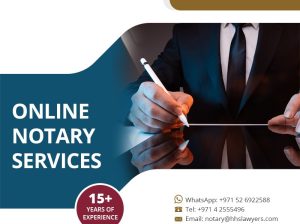 Online Notary Services in Dubai