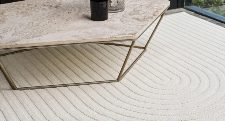 Antibes AN08 White Deco Outdoor Rug By Asiatic