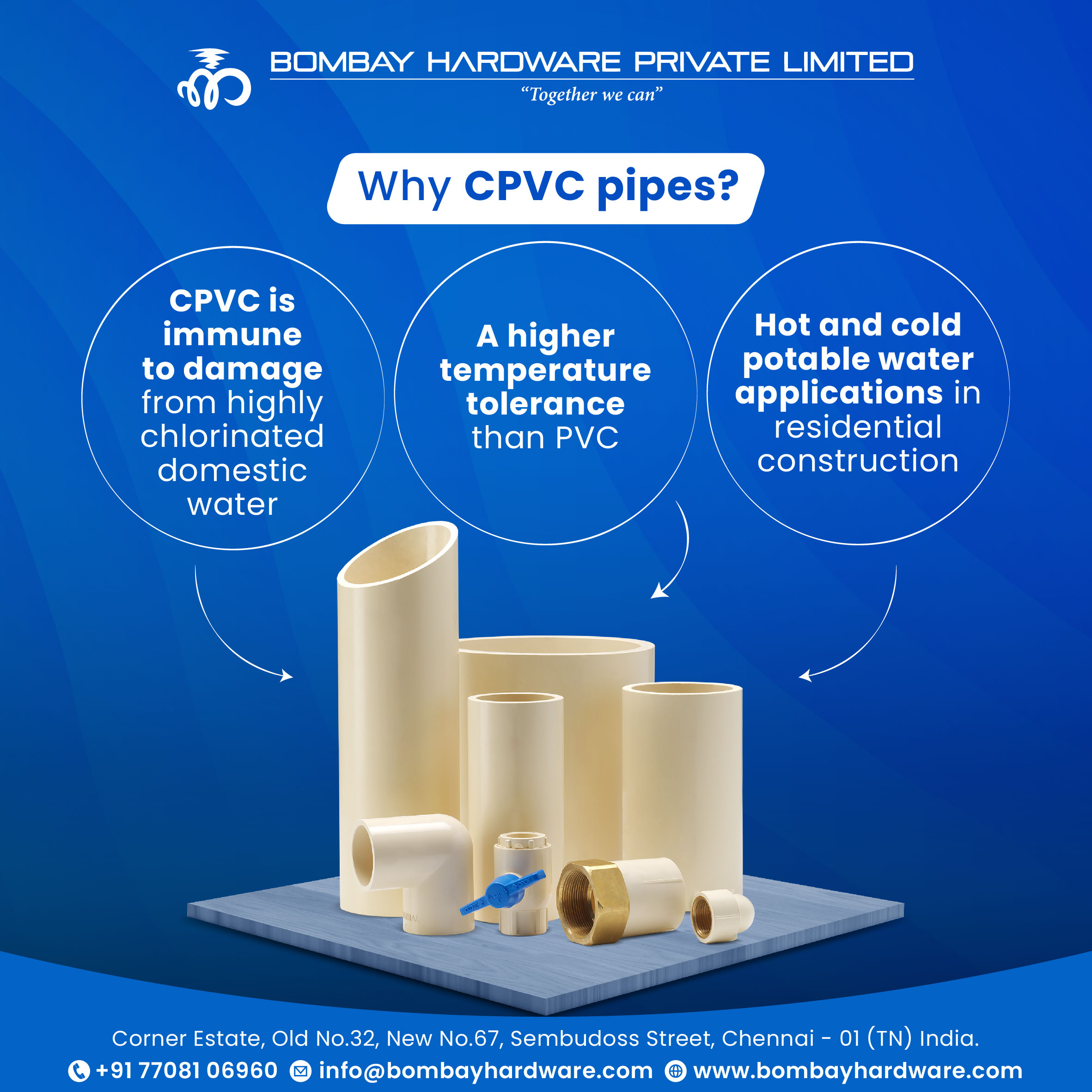 Bombay Hardware Private Limited – pvc pipes and fittings suppliers in Secunderabad