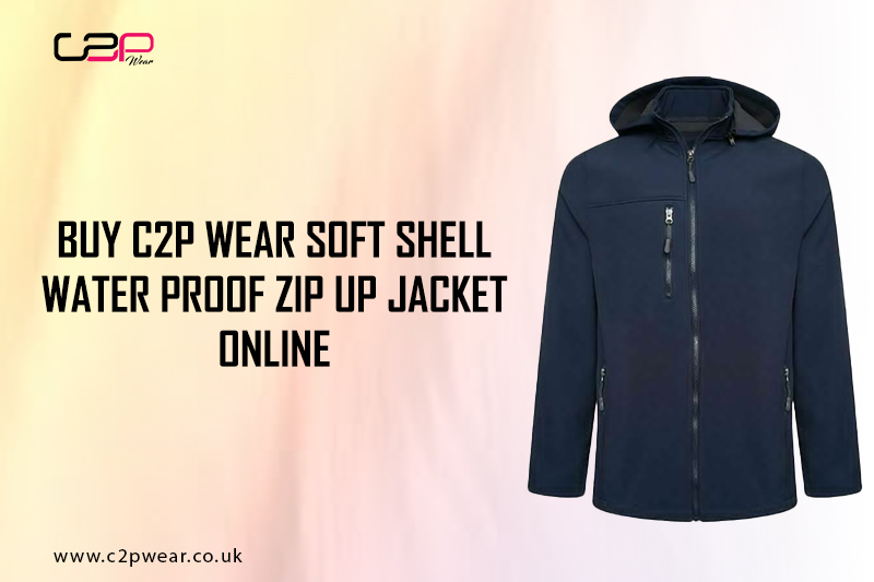 Buy C2P Wear Soft Shell Water Proof Zip Up Jacket Online