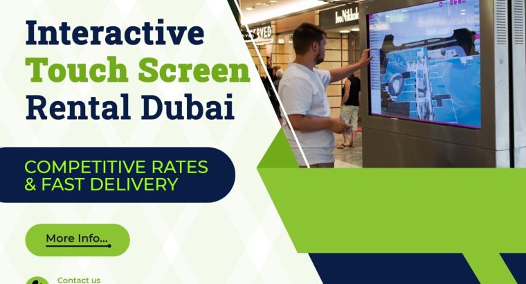 Renting LED Touch Screens for Active Learning in Dubai