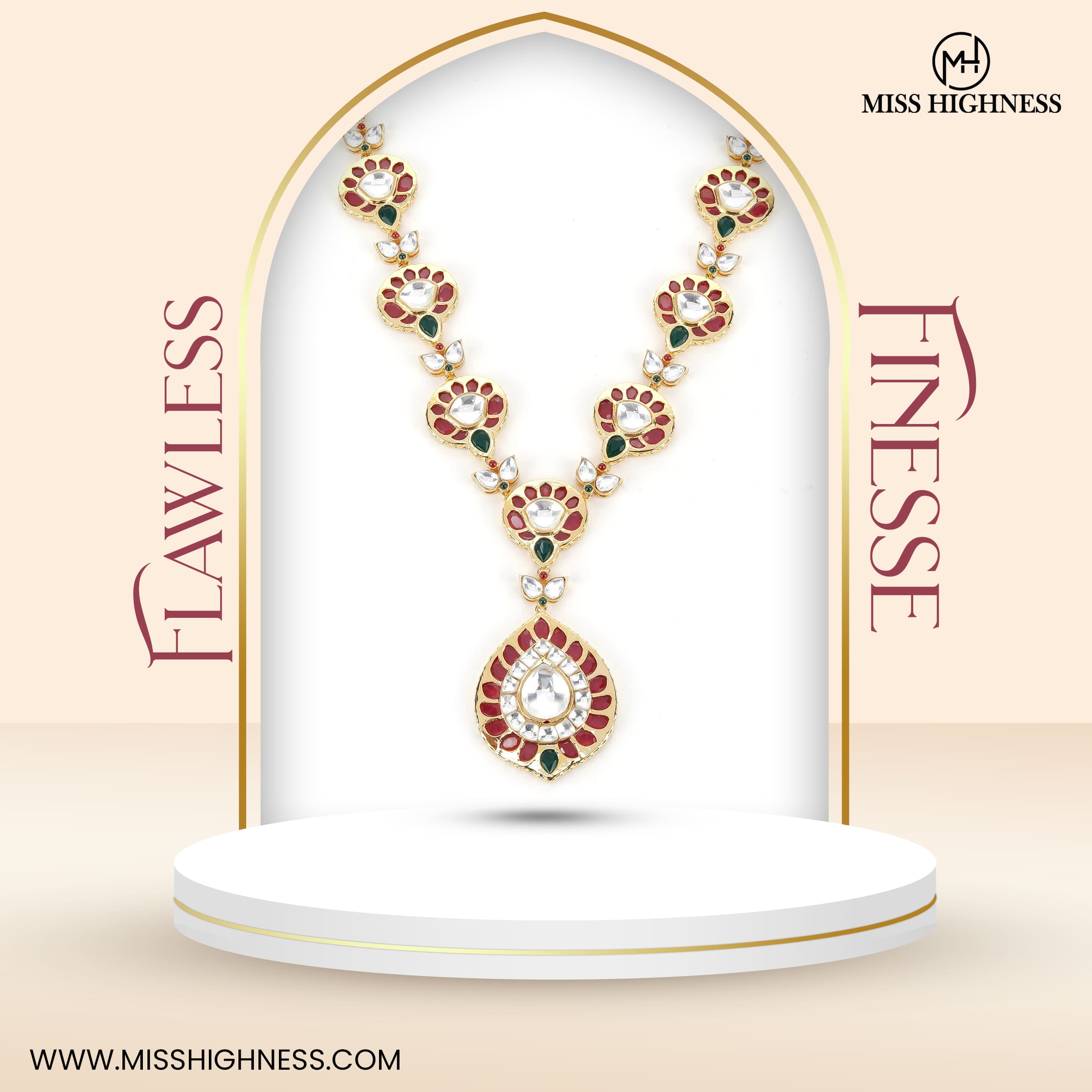 Buy the best jewellery set for engagement at Miss Highness