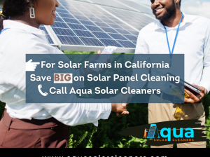 Solar Farms in California – Aqua Solar Cleaners