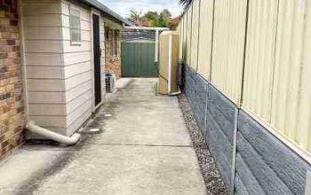 Boundary retaining and fencing.