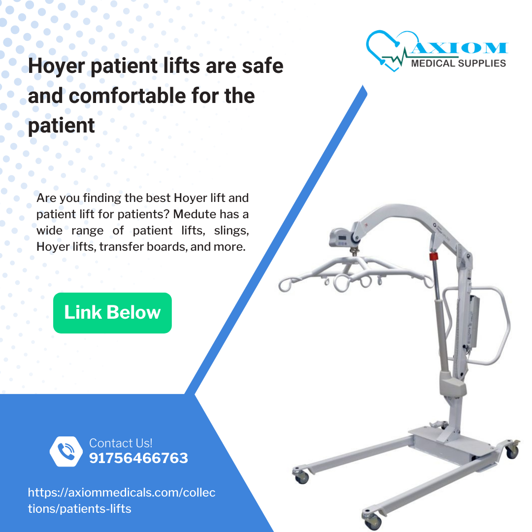 Hoyer patient lifts are safe and comfortable for the patient