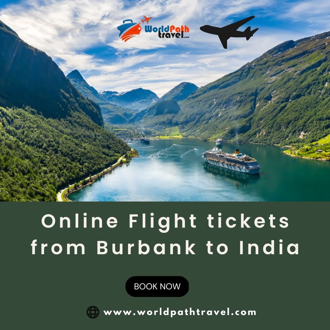 Online Flight tickets from Burbank to India