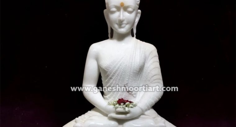 Buddha Marble Statue-Ganesh Moorti Art