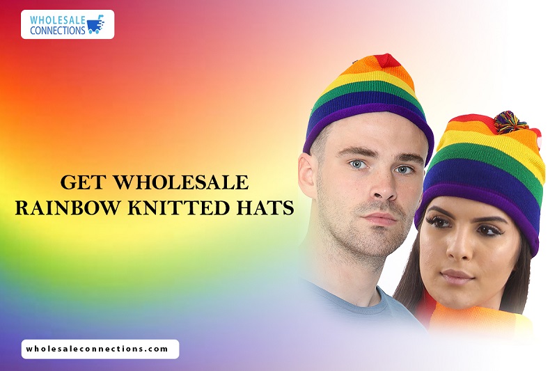 Get Wholesale Rainbow Knitted Hats