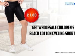 Get Wholesale Children’s Black Cotton Cycling Shorts