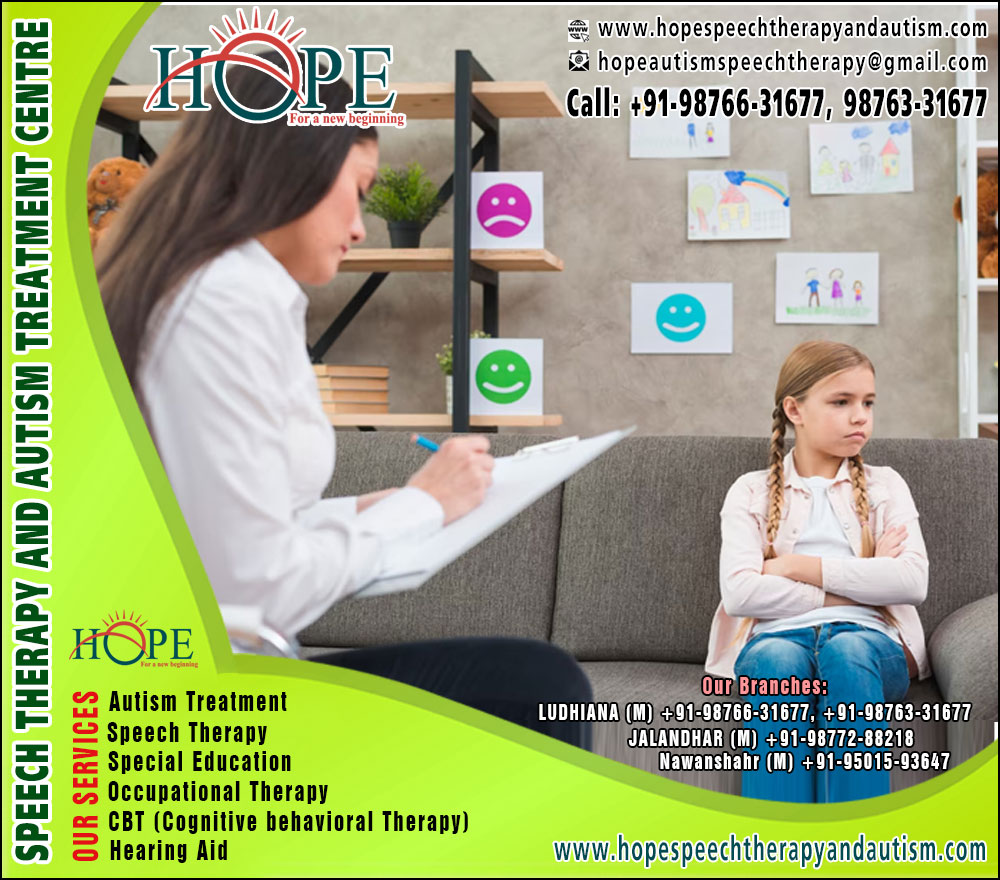 Hope Centre for Autism Treatment, Speech Therapy, Hearing Aid Centre for Kids & Children in Ludhiana Punjab https://www.
