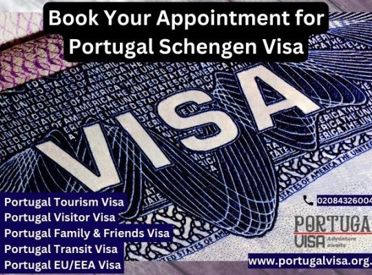 Next Day Appointment with Portugal Schengen Visa from London UK