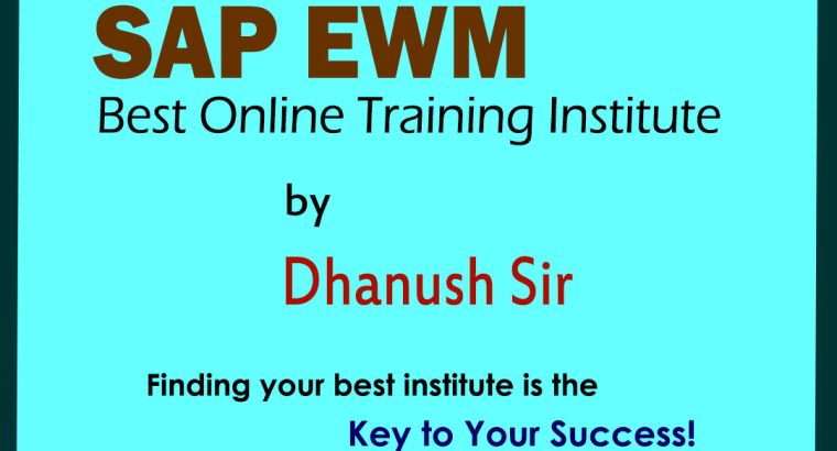 SAP EWM Training in Hyderabad | EWM Online Training | Igrowsoft