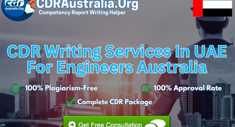 CDR Writing Services In UAE For Engineers Australia