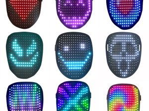 Top quality hot selling led sound reactive mask!