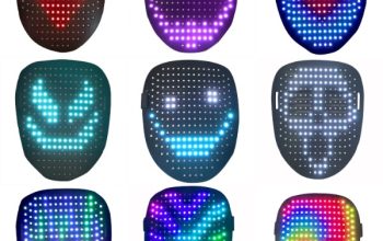 Top quality hot selling led sound reactive mask!