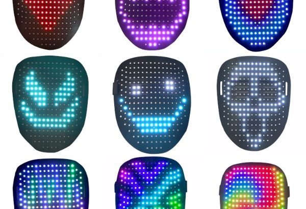 Top quality hot selling led sound reactive mask!